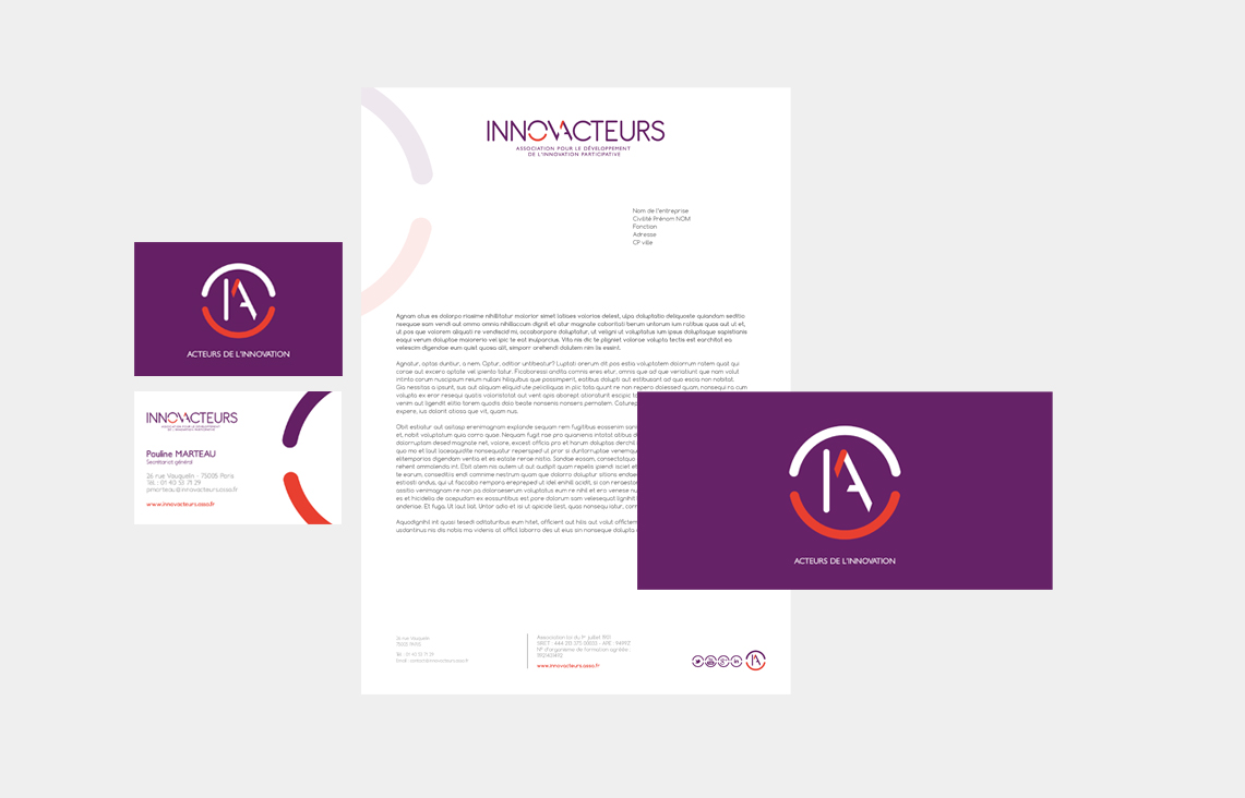 Identite visuelle Innov'Acteurs 2