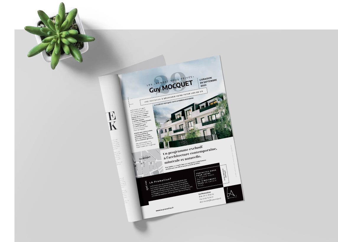 LA PROMOTION ENCART PRESSE PROGRAMME IMMOBILIER