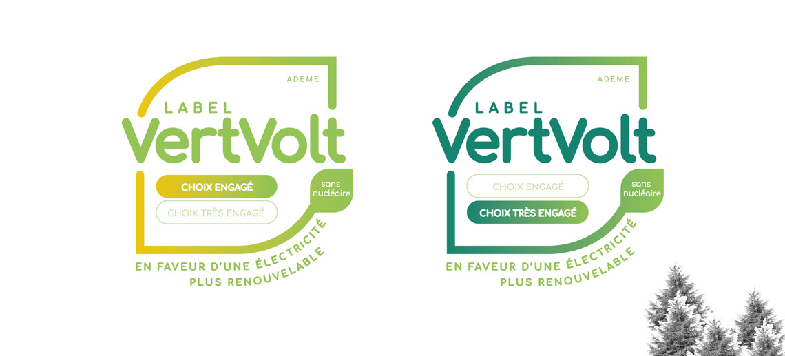 LABEL VERVOLT ADEME électricité verte