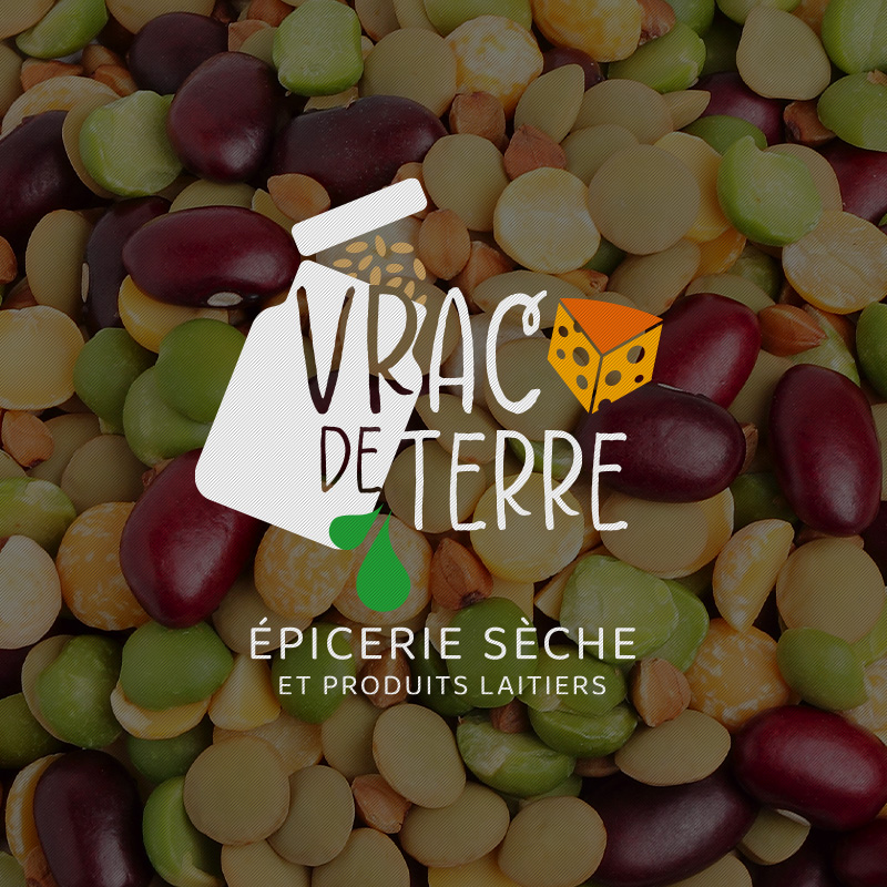 Logo Le local et le bio en vrac et en illustration